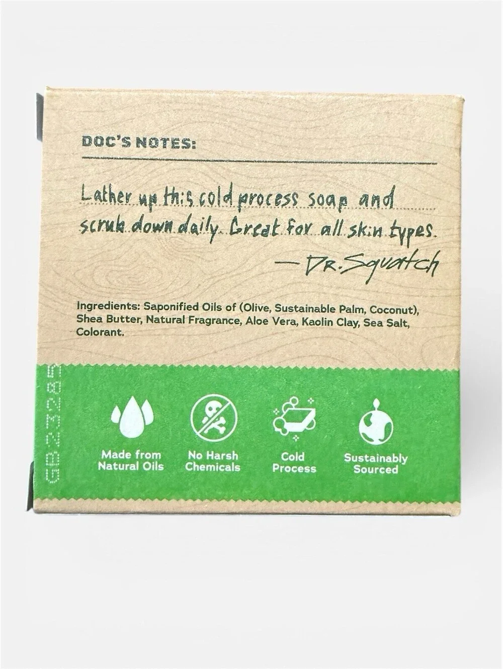 Dr Squatch Men’s Bar Soap 3 Bar Set Cool Fresh Aloe
